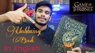 Unboxing Book Fire and Blood