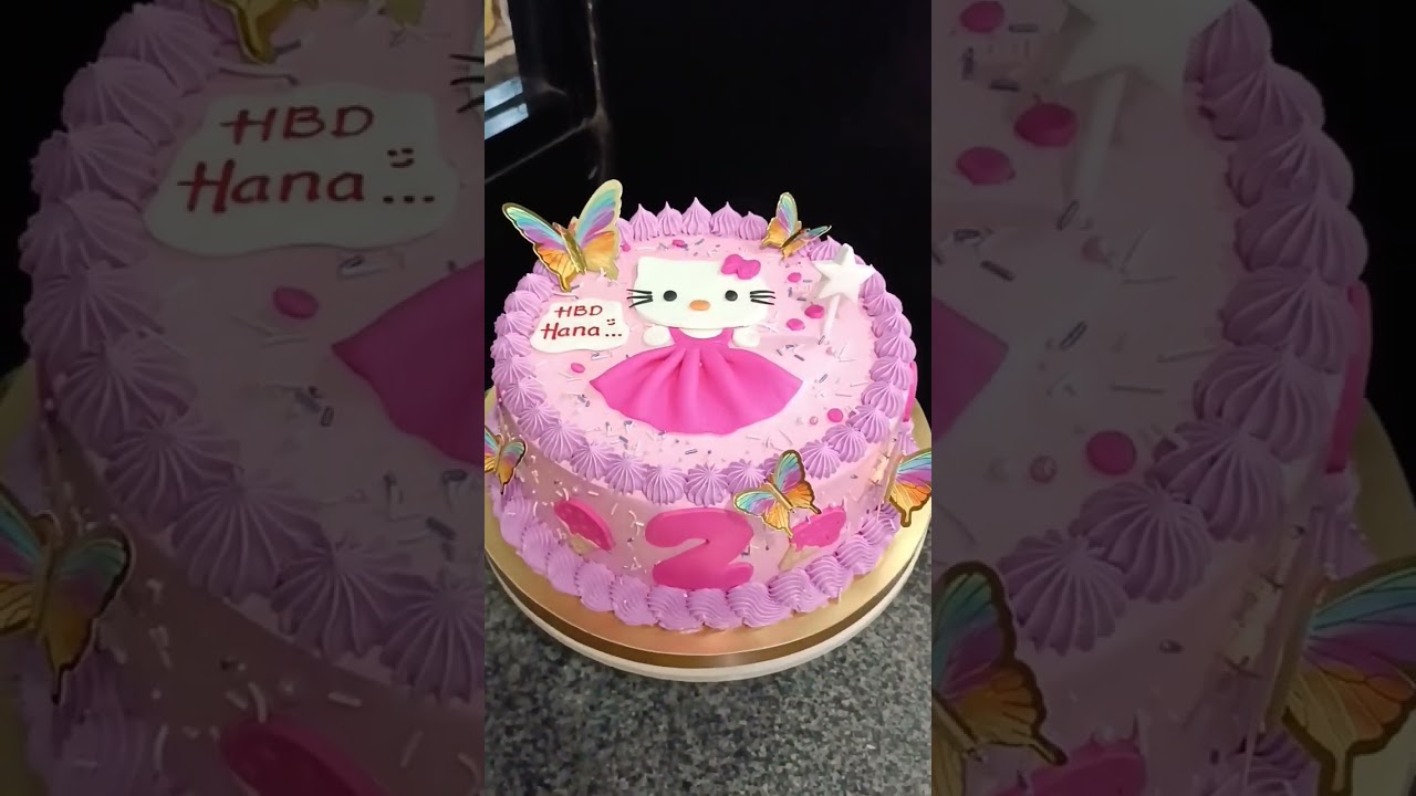 Kue ulang tahun hello kitty ukuran 24
