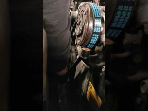 2008 + STI AC BELT INSTALL WITHOUT STETCH BELT TOOL.