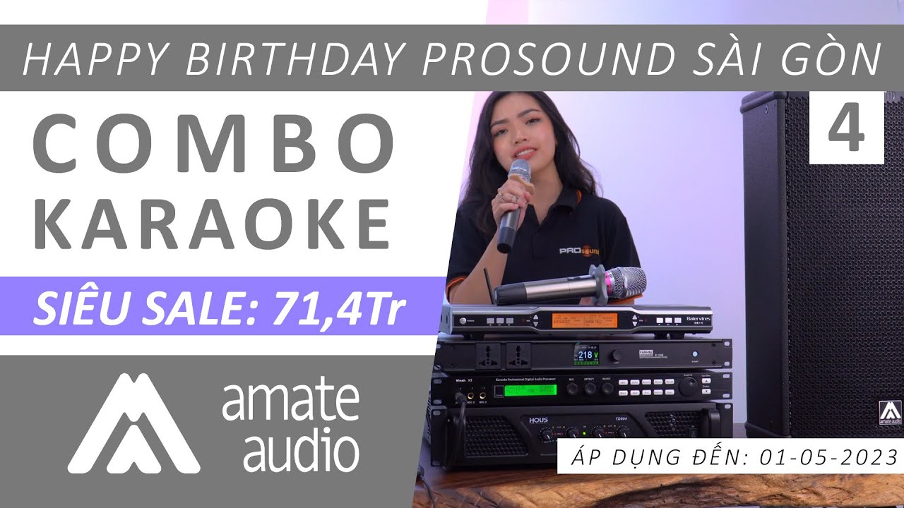 Dàn Loa Karaoke Gia Đình - AMATE AUDIO NITID N12Pr | SIÊU SALE Sinh Nhật PRO Sound Sài Gòn