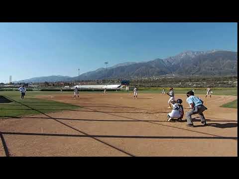 Sarah Esquibel pitches strike; Class of 2021;  Softball Spring 2020