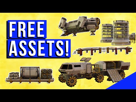 Kitbash 3D - Mission to Minerva - FREE 3D MODELS!