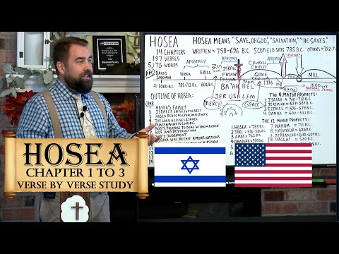 Hosea Chapter 1 through 3 Verse by verse Bible Study from King James #marriage #divorce #israel