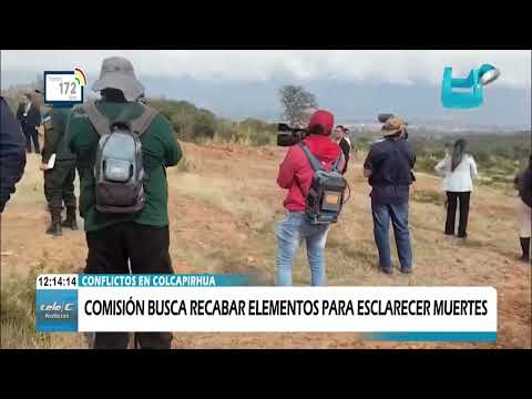 CONFLICTOS EN COLCAPIRHUA: VICEMINISTRO Y FISCALES RECOLECTAN PRUEBAS EN COTAPACHI.
