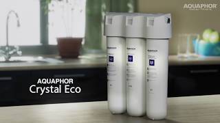 User guide to under-sink drinking water filter Aquaphor Crystal Eco