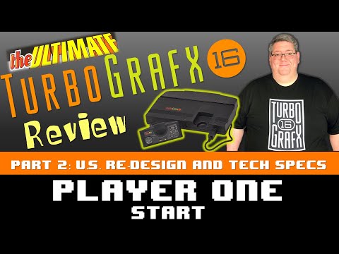 The Ultimate Turbografx 16 Review - Part 2 - US Redesign and Tech Specs