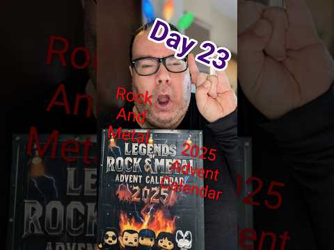 Rock and Metal Advent Calendar Day 23 for 12/23/2025 #advent #christmas #calendar #vlog #metal #rock