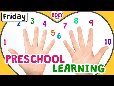 PRESCHOOL LEARNING VIDEO for your 2 year old/3 year old/4 year old | Boey Bear