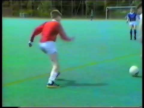 v v  Alverna   jeugd, voetballen in Engeland  1987  wedstrijd  1