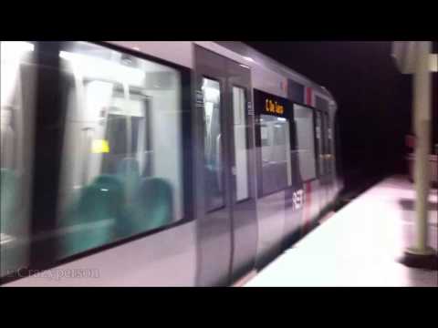 RET Metro SG3 (5627) aankomst in sneeuw op De Akkers! (Avond)