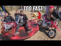 Dirt Bikes At The Playground