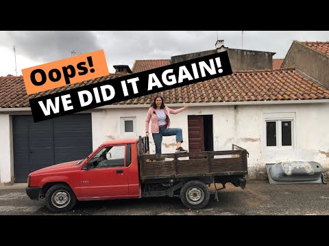 We Are Renovating a Tiny House in Portugal and Its Going to be Available for RENT! Rebuild Started