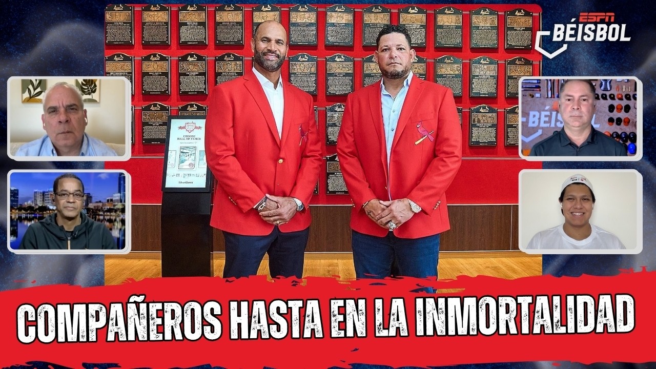 ALBERT PUJOLS Y YADIER MOLINA van a estar en 3 SALONES DE LA FAMA y AL MISMO TIEMPO | ESPN Beisbol