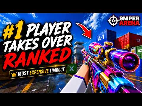 #1 Player Takes OVER Ranked W/ Most Expensive LOADOUT! (Sniper Arena Roblox)