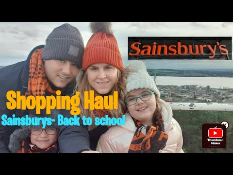 (SH08) Back To School uniform shopping at sainsburys.
