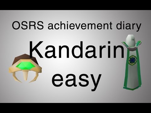 [OSRS] Kandarin easy diary guide