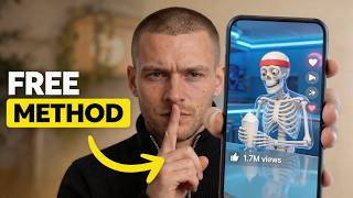 How To Make VIRAL Skeleton Short Using ONLY FREE Tools