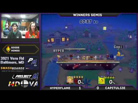 Project M @ Xanadu 1/2/17 Winners Semis: Hyperflame (Lucas) vs Capitulize (Pikachu)
