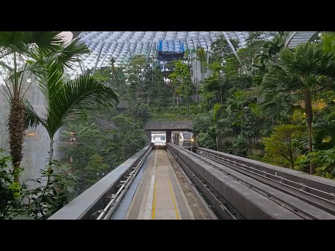 Singapore Changi Airport Skytrain via Jewel Changi