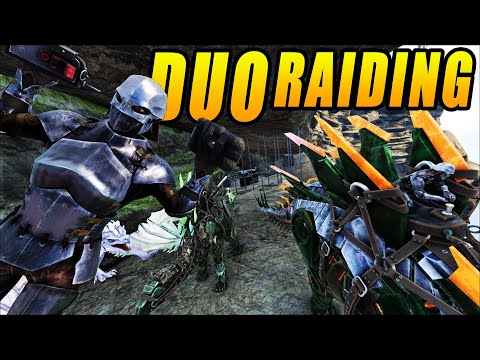 DUO Raiding HIDDEN Bases For Crazy PROFIT On ARK | Ark Unofficial PVP |