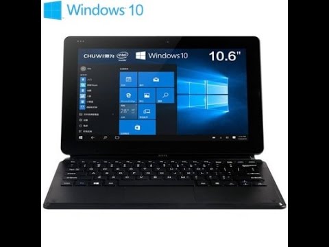 Chuwi Vi10 Pro 64GB Android 4.4 + Windows 8.1 Ultrabook Tablet PC unboxing (Gearbest))