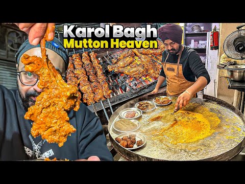 Karol Bagh Mein Super Se Upar Tawa Mutton Chaap & Mutton Tikka Seekh at Happy Pindi