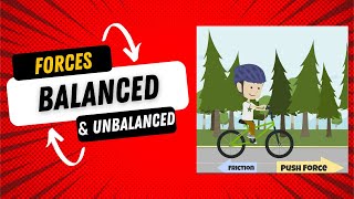 What are Balanced & Unbalanced Forces | Laws of Motion Physics