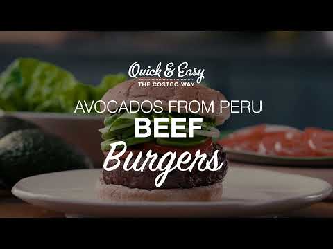 Quick & Easy: Avocados from Peru Beef Burgers
