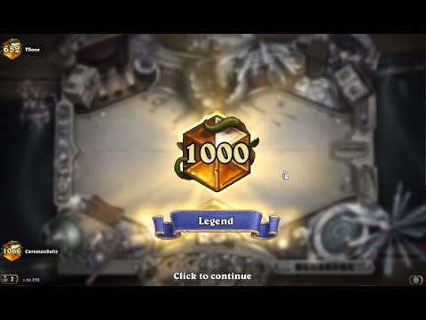 TOP 1000 LEGEND Hearthstone Warlock Demon Seed