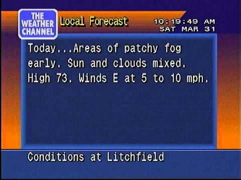 WeatherStar 400 Local Forecast 3/31/2012 @ 10:19 AM [HQ]