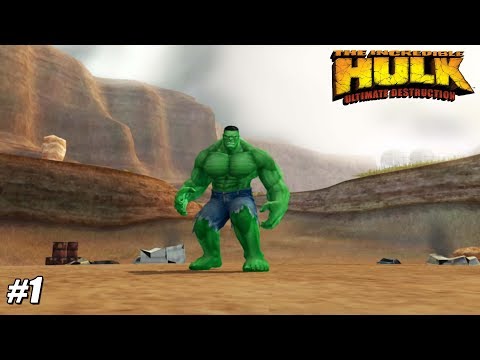 The Incredible Hulk: Ultimate Destruction - PS2 Gameplay Playthrough 1080p (PCSX2) PART 1