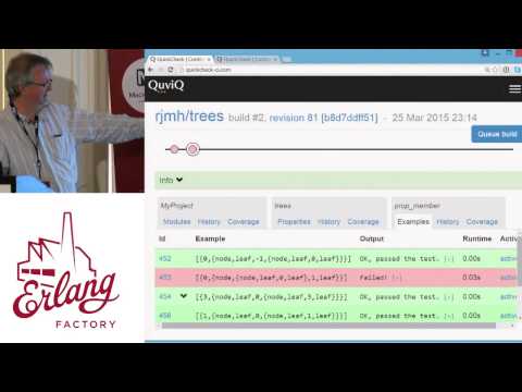 Erlang Factory SF Bay 2015 -  John Hughes - QuickCheck-CI