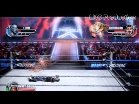WWE All Stars - Snuka´s Superfly & Eddie´s 450 Frog Splash on Leon