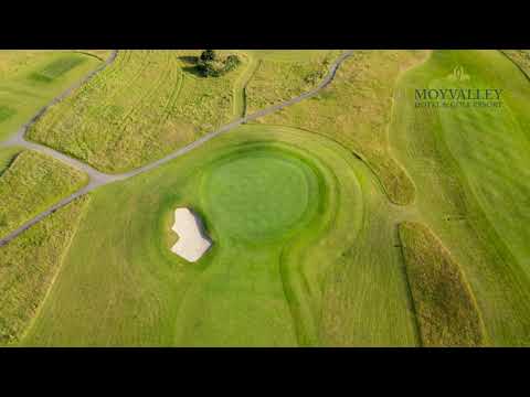 1st Hole at Moyvalley Golf Club - Hole Flyover