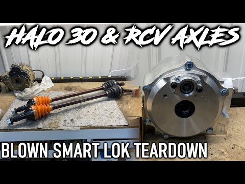 Can-Am X3 Smart Lok Diff Tore Down & Explained | Halo 30 & RCV Axles Install!