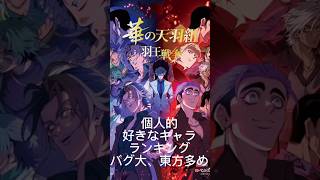 初投稿！好きなキャラランキング。チャンネル登録よろしくお願いします！初心者なので下手です💦