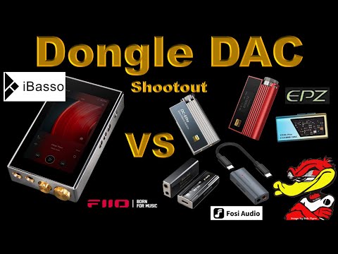 5 Dongle DACs, iBasso DC Elite, Nunchaku, EPZ TP35 Pro, FiiO KA5 and FOSI DS2 against DX320Max Ti