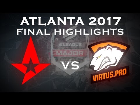 ASTRALIS vs VIRTUS PRO @ ELEAGUE Major 2017 Atlanta FINAL Highlights