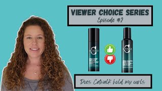 Viewer Choice | Catwalk Curls Rock Amplifier | Plus Day 2 Refresh   with Mousse