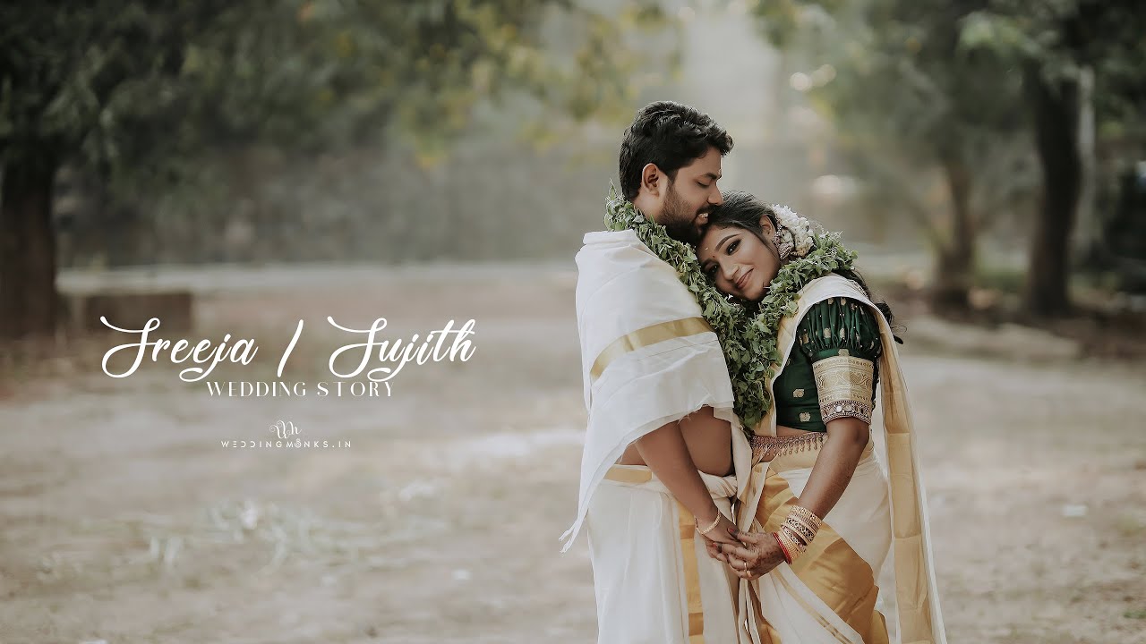 Kerala Traditional Hindu Wedding Highlights 2024 | Wedding monks photography | Sreeja & Sujith