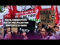 Pro-Palestine protests in Paris continue for sixth consecutive day