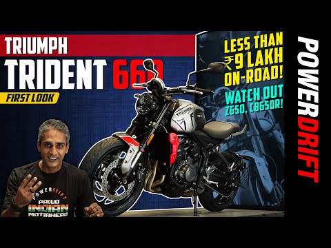 Triumph Trident 660 | Walkaround | ₹8.5 lakh on-road! | PowerDrift