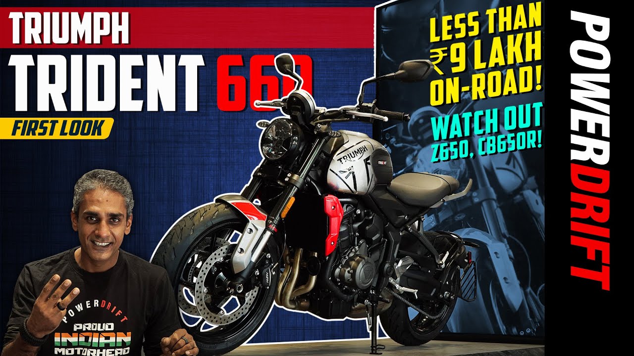 Triumph Trident 660 | Walkaround | ₹8.5 lakh on-road! | PowerDrift