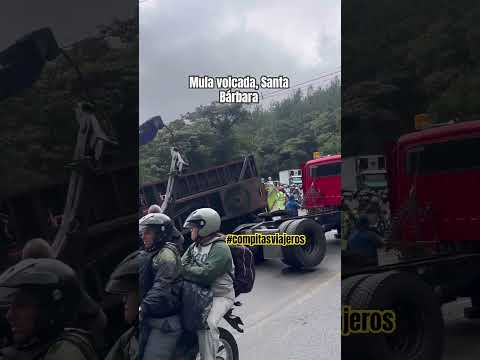 Mula volcada, Santa Bárbara, Antioquia Marzo 22,2026 #tractomulas #tractomulascolombianas