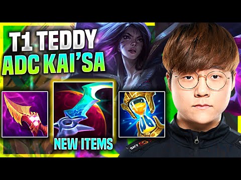 TEDDY PICKS KAI'SA WITH NEW ITEM ECLIPSE! - T1 Teddy Plays Kai'Sa ADC vs Lucian!