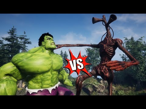Hulk Vs Siren Head | Hulk Fight | Siren Head in Trouble | SCP-096 vs Siren head | Learn & Fun TV