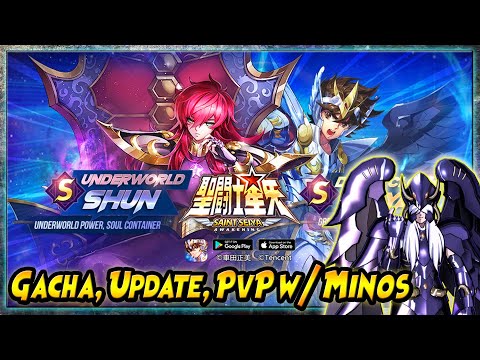 Saint Seiya: Awakening - GACHA U_Shun & GOD SEIYA, UPDATE, PVP w/ MINOS