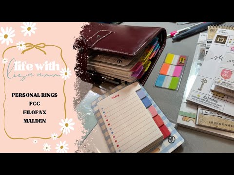 Filofax Malden | FCC Inserts | Flip | Personal Rings | #personalrings #filofaxmalden #filofax