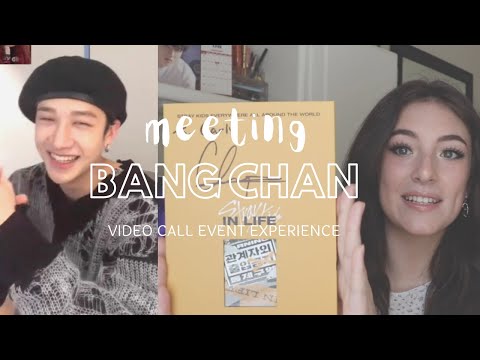 meeting bang chan from stray kids | kpop video call event experience