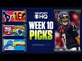 NFL Week 10 BETTING PREVIEW: Expert Picks For Each Game I CBS Sports